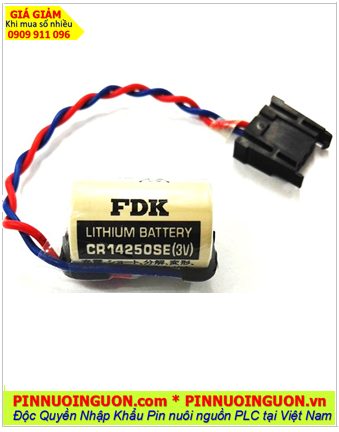 Pin FDK CR14250SE; Pin nuôi nguồn PLC FDK CR14250SE 1/2AA 850mAh chính hãng _Made in Japan